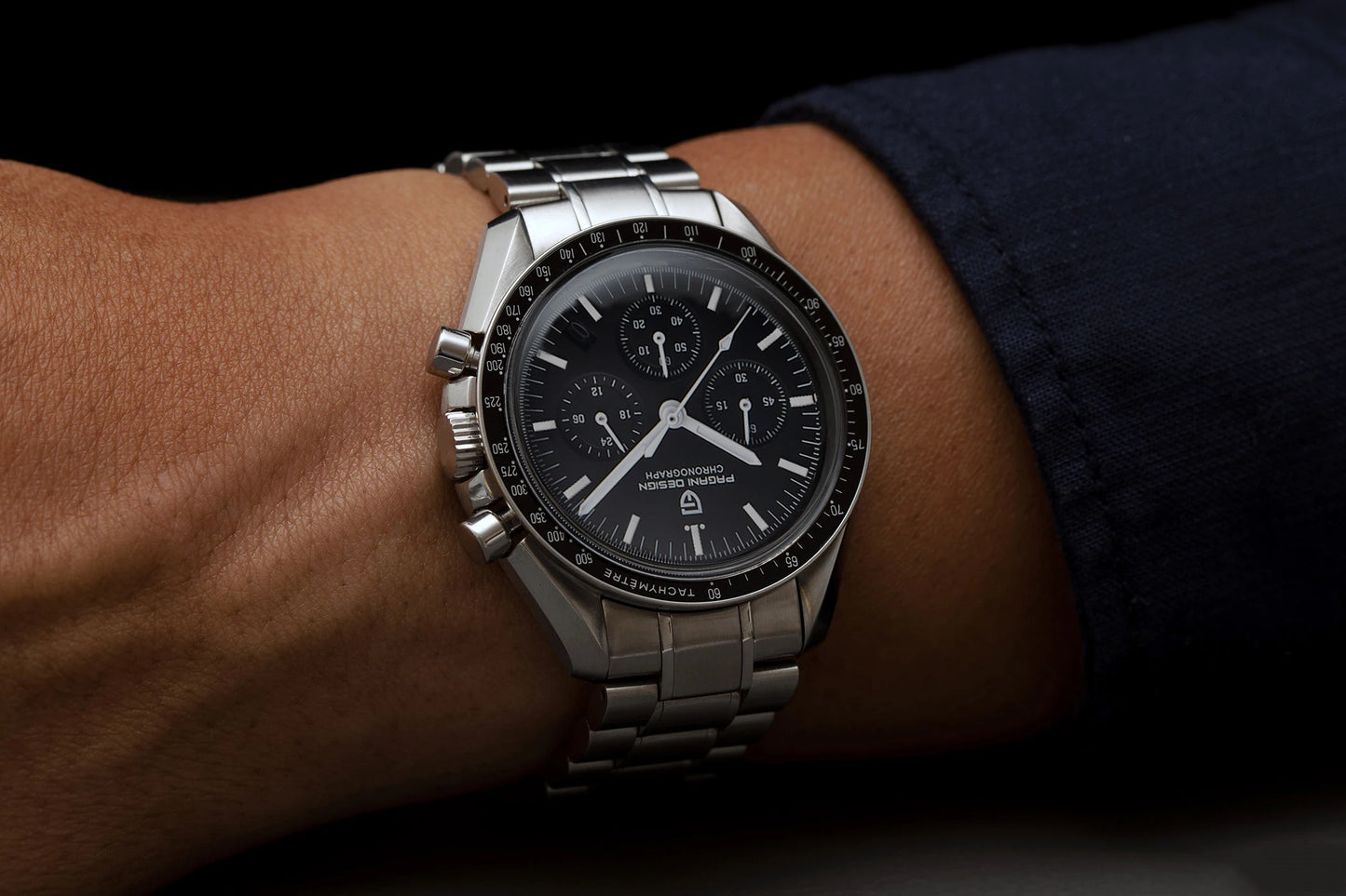 Orologio da uomo 40 mm Cronografo al quarzo - PAGANI DS AK Project AR Sapphire Date Sport