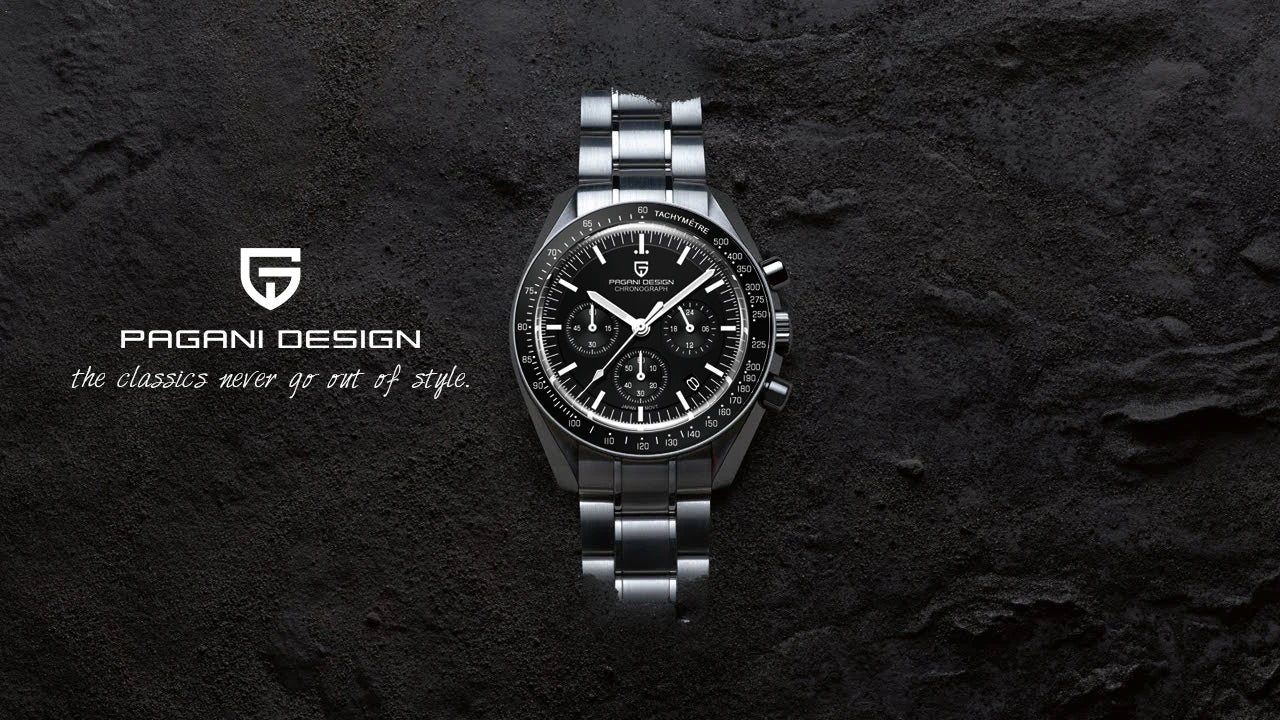 Orologio da uomo 40 mm Cronografo al quarzo - PAGANI DS AK Project AR Sapphire Date Sport