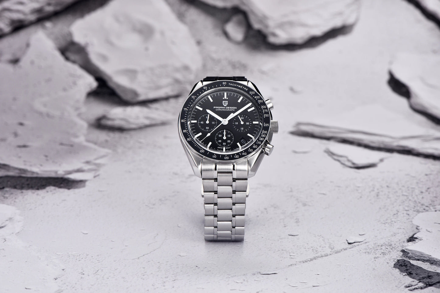Orologio da uomo 40 mm Cronografo al quarzo - PAGANI DS AK Project AR Sapphire Date Sport