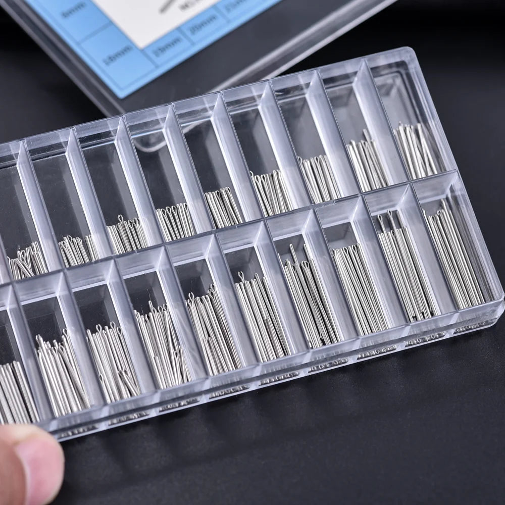 300 Molle a Barra per Orologi da 8-27 mm, in Acciaio Inossidabile, per Cinturino di Orologio, Kit di Riparazione