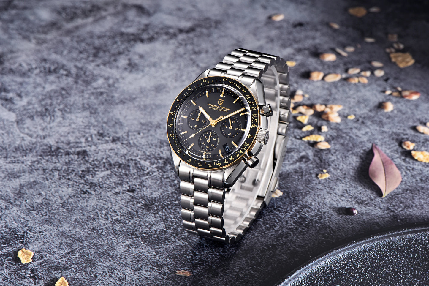 Orologio da uomo 40 mm Cronografo al quarzo - PAGANI DS AK Project AR Sapphire Date Sport