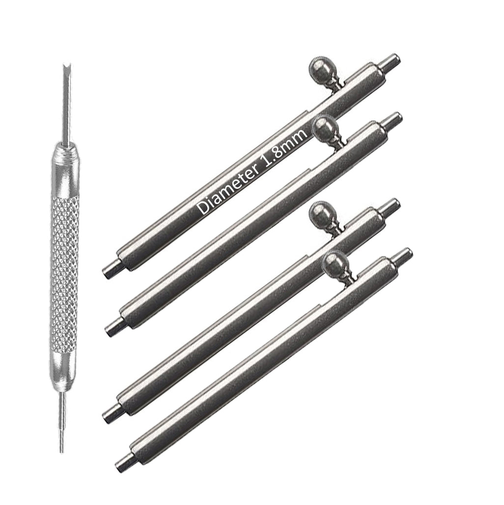 Correa magnética para reloj de 18 mm, malla milanesa negra, liberación rápida, universal