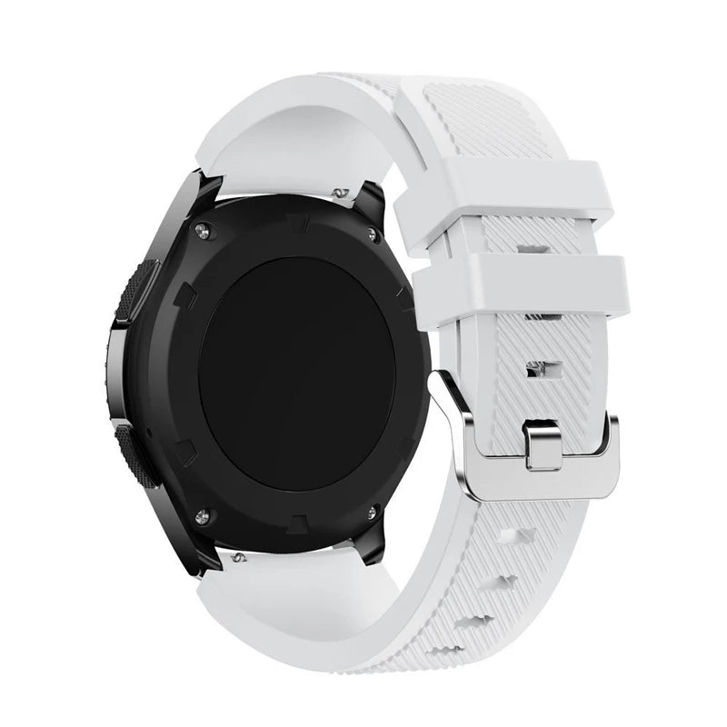 22mm soft silicone strap for Samsung Galaxy Watch 3 46mm Gear S3 Huawei Watch GT GT2 46mm comfortable strap for Amazfit GTR 47mm