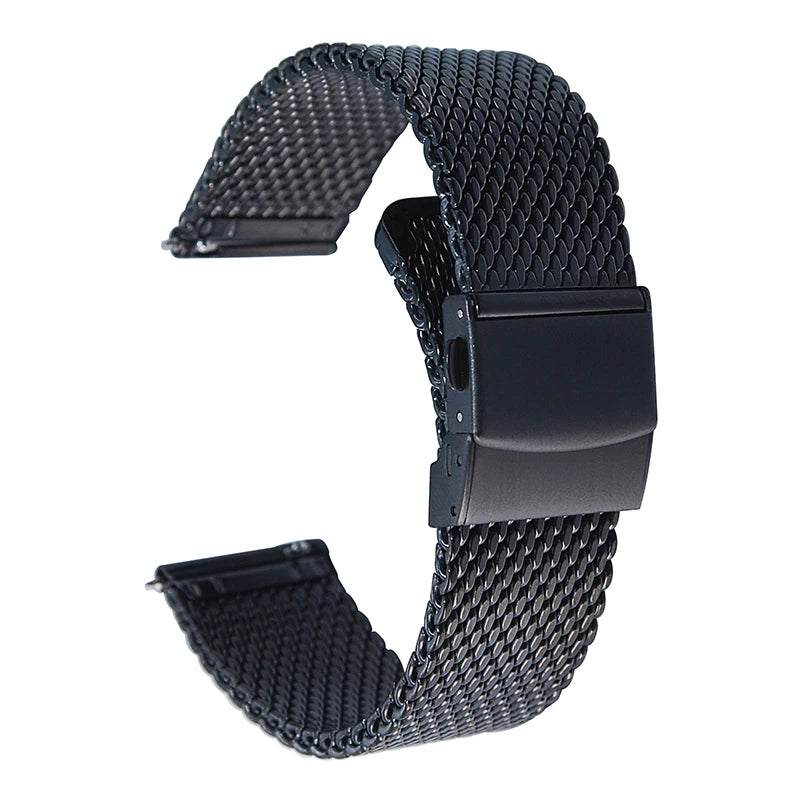 Men's Milanese Stainless Steel Watch Strap, 18/20/22mm