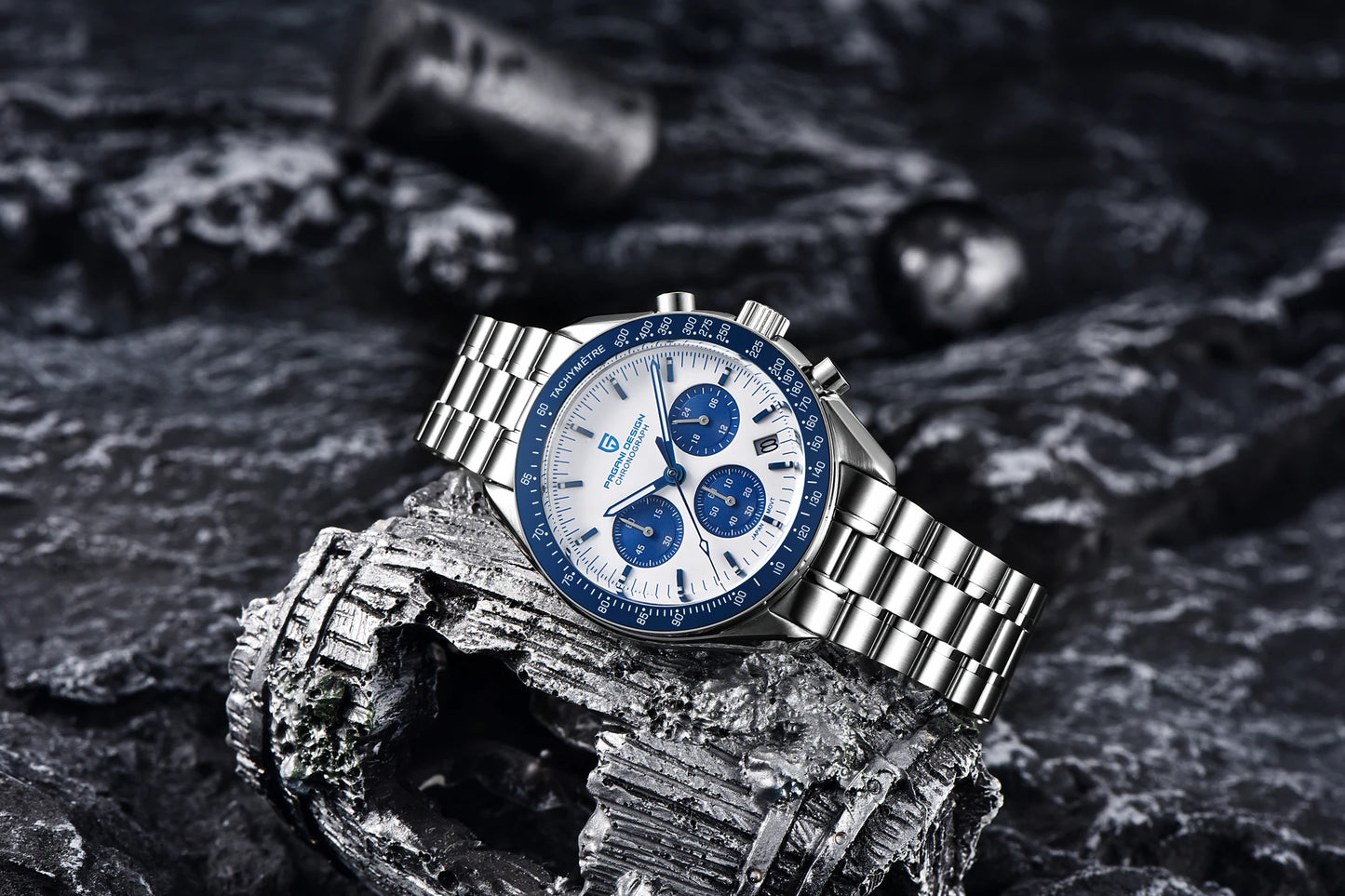 Orologio da uomo 40 mm Cronografo al quarzo - PAGANI DS AK Project AR Sapphire Date Sport