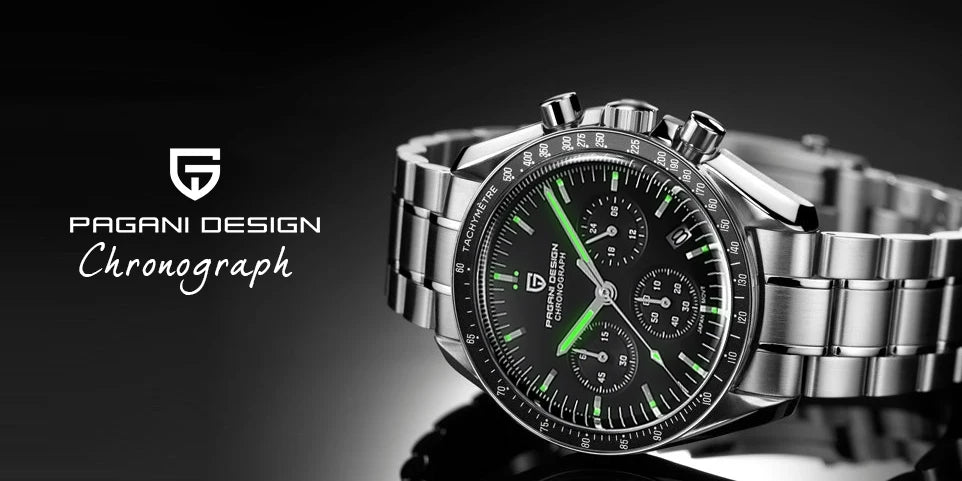 Orologio da uomo 40 mm Cronografo al quarzo - PAGANI DS AK Project AR Sapphire Date Sport
