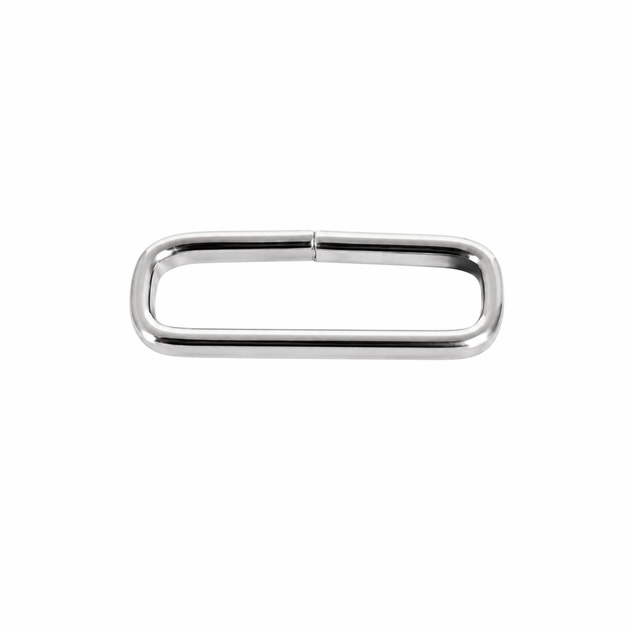 Polished Mirror Stainless Steel Loop for NATO & Nylon Watch Strap - 1 Pc