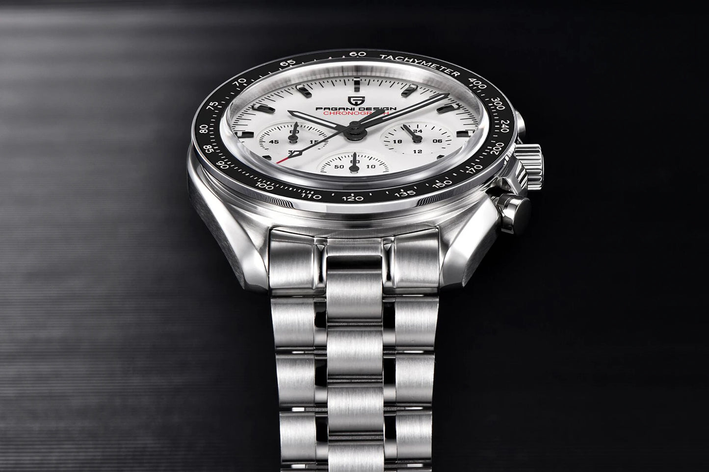 Orologio da uomo 40mm Cronografo al quarzo - PAGANI DS V5 PD1701 Sport AR Sapphire