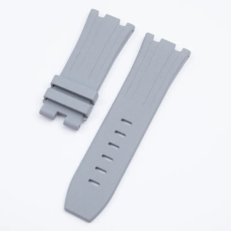 28mm Soft FKM Rubber Watch Strap, Suitable for AP Audemars Piguet Watch Band, 42mm Dial, Pin Buckle 15703 15710