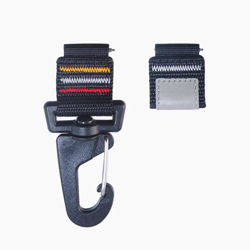 Moschettone in Nylon a sgancio rapido, 20mm 22mm, portachiavi, fibbia da campeggio, gancio, clip per borsa, conversione da orologio da polso a orologio da tasca con clip