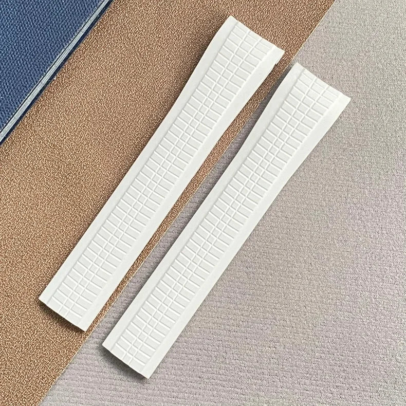 Nouveau Compatible avec Pate Philippe véritable Aquanaut Nautilus 5164/5167/5168/5968 hommes montre bracelet en caoutchouc fluoré Wacth bandes 2025