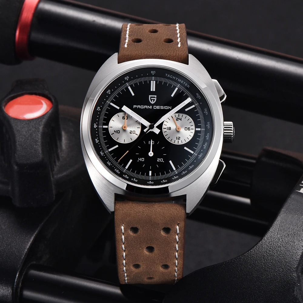 Orologio da uomo 39 mm cronografo al quarzo - PAGANI DS AR Sapphire Retro Sport