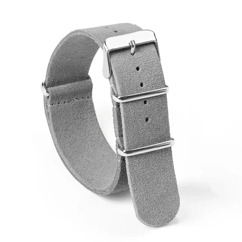 Bracelet en cuir suédé 22mm 20mm, universel pour Seiko, pour Samsung Galaxy Watch 5 4 3, bracelets de remplacement