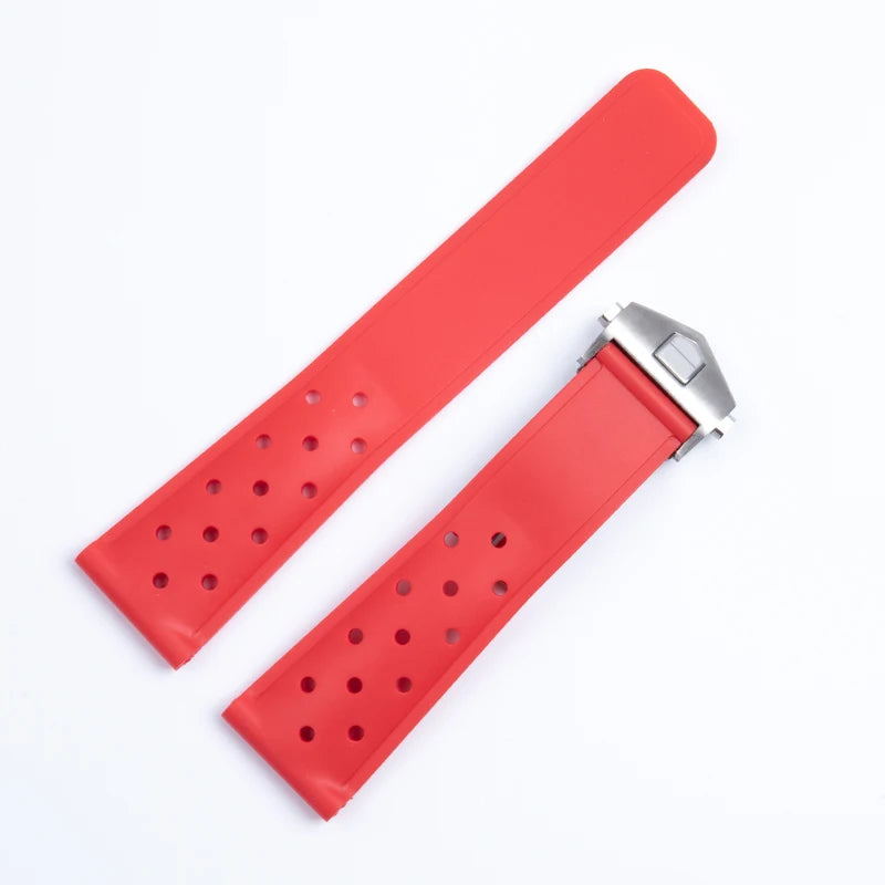 Bracelet silicone pour TAG Heuer en 22mm