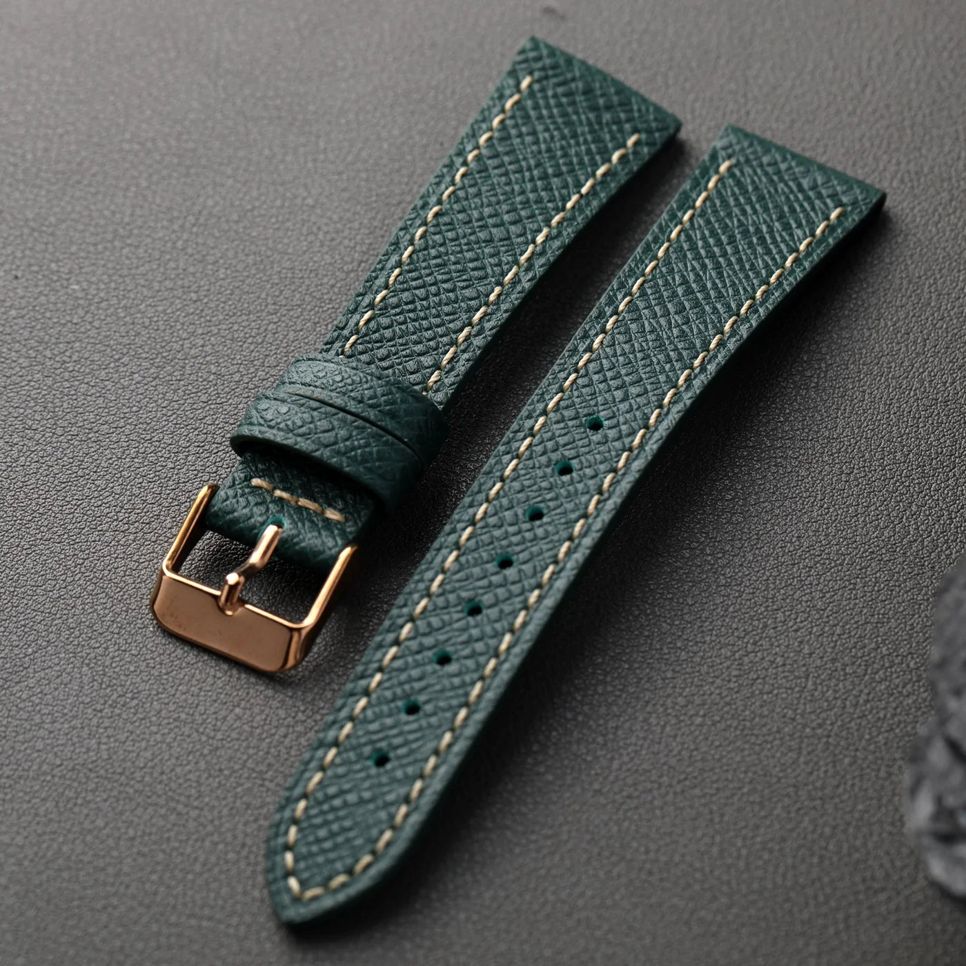 Premium Handmade Palm Pattern Leather Strap 18 19 20 21 22MM, Soft Men's Watch Strap, Top Layer Cowhide, Retro Style Watch Band