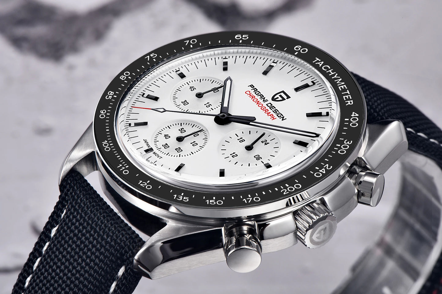 Orologio da uomo 40mm Cronografo al quarzo - PAGANI DS V5 PD1701 Sport AR Sapphire