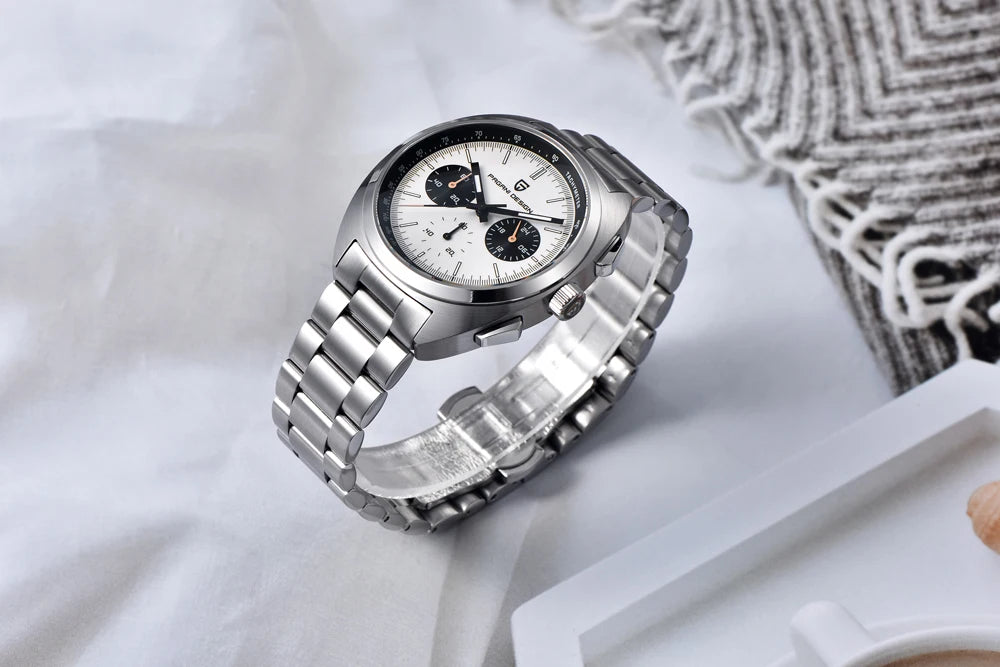 Orologio da uomo 39 mm cronografo al quarzo - PAGANI DS AR Sapphire Retro Sport