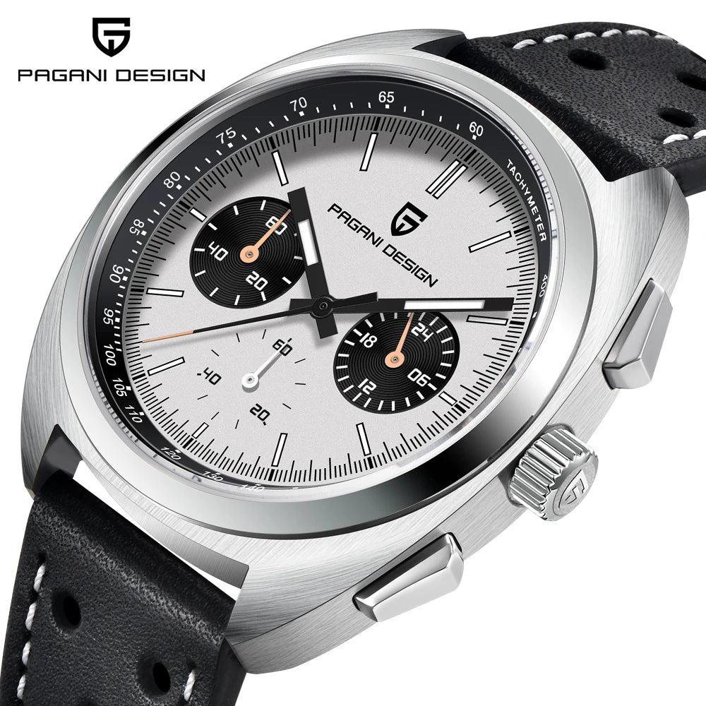 Orologio da uomo 39 mm cronografo al quarzo - PAGANI DS AR Sapphire Retro Sport