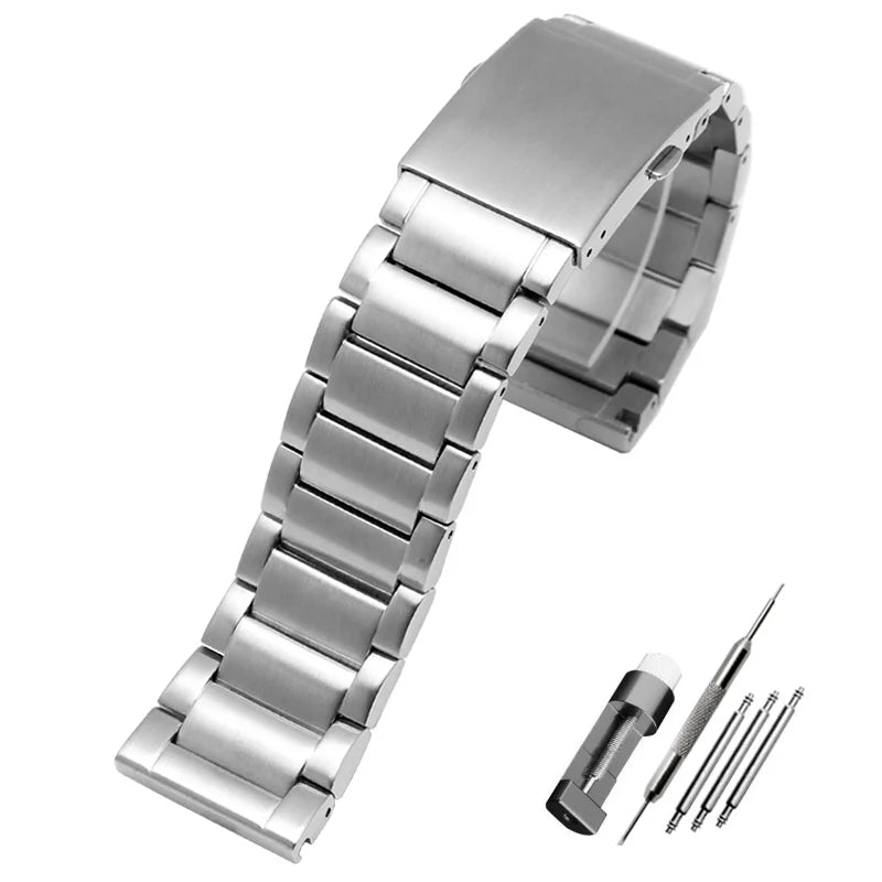Bracciale in acciaio inossidabile con estremità liscia, cinturino in metallo massiccio 22 24 26 28 mm per Diesel DZ4209 DZ4215 DZ1844