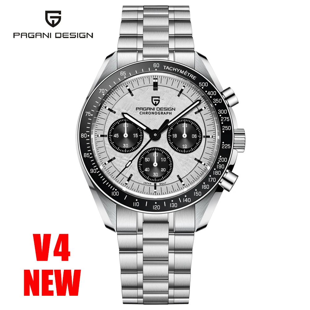 Orologio da uomo 40 mm Cronografo al quarzo - PAGANI DS AK Project AR Sapphire Date Sport