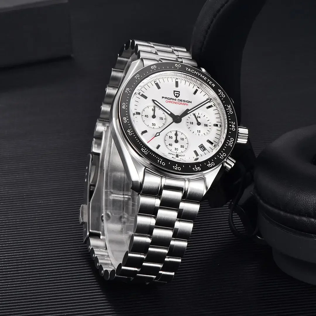 Orologio da uomo 40mm Cronografo al quarzo - PAGANI DS V5 PD1701 Sport AR Sapphire