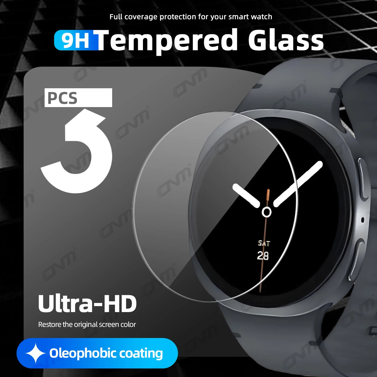 Tempered Glass for Samsung Galaxy Watch 8 Classic 40mm 44mm 46mm Ultra (2025) 47mm