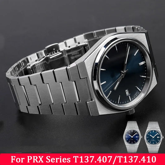 Solid Stainless Steel Bracelet for Tissot PRX 35MM/40MM, Dedicated Interface, Trendy Watch Strap Spare Parts