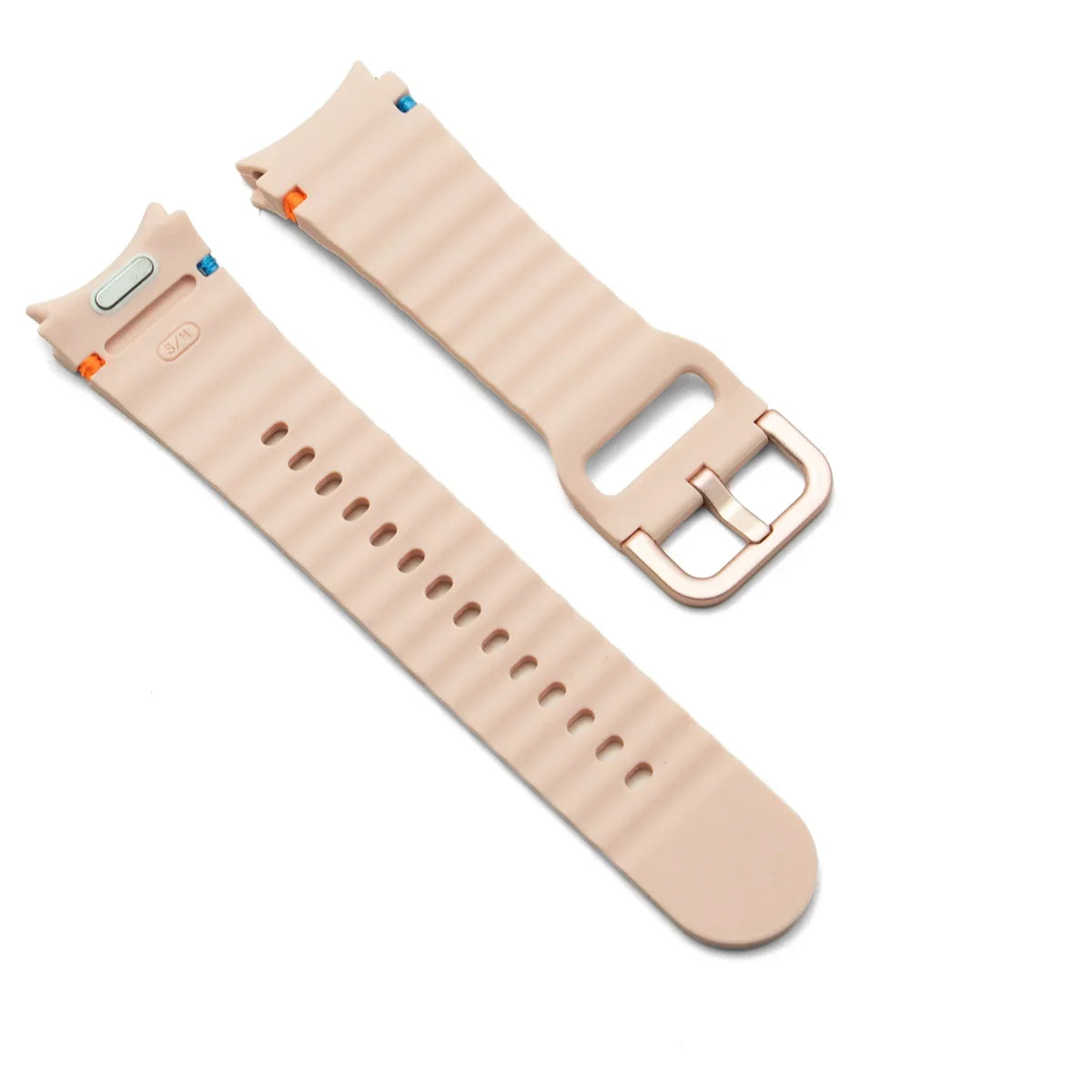 Cinturino originale in silicone senza spazi, regolazione rapida, per Samsung Galaxy Watch 7 6 5 4 40mm 44mm, 5Pro 45mm 6 Classic 43mm 47mm