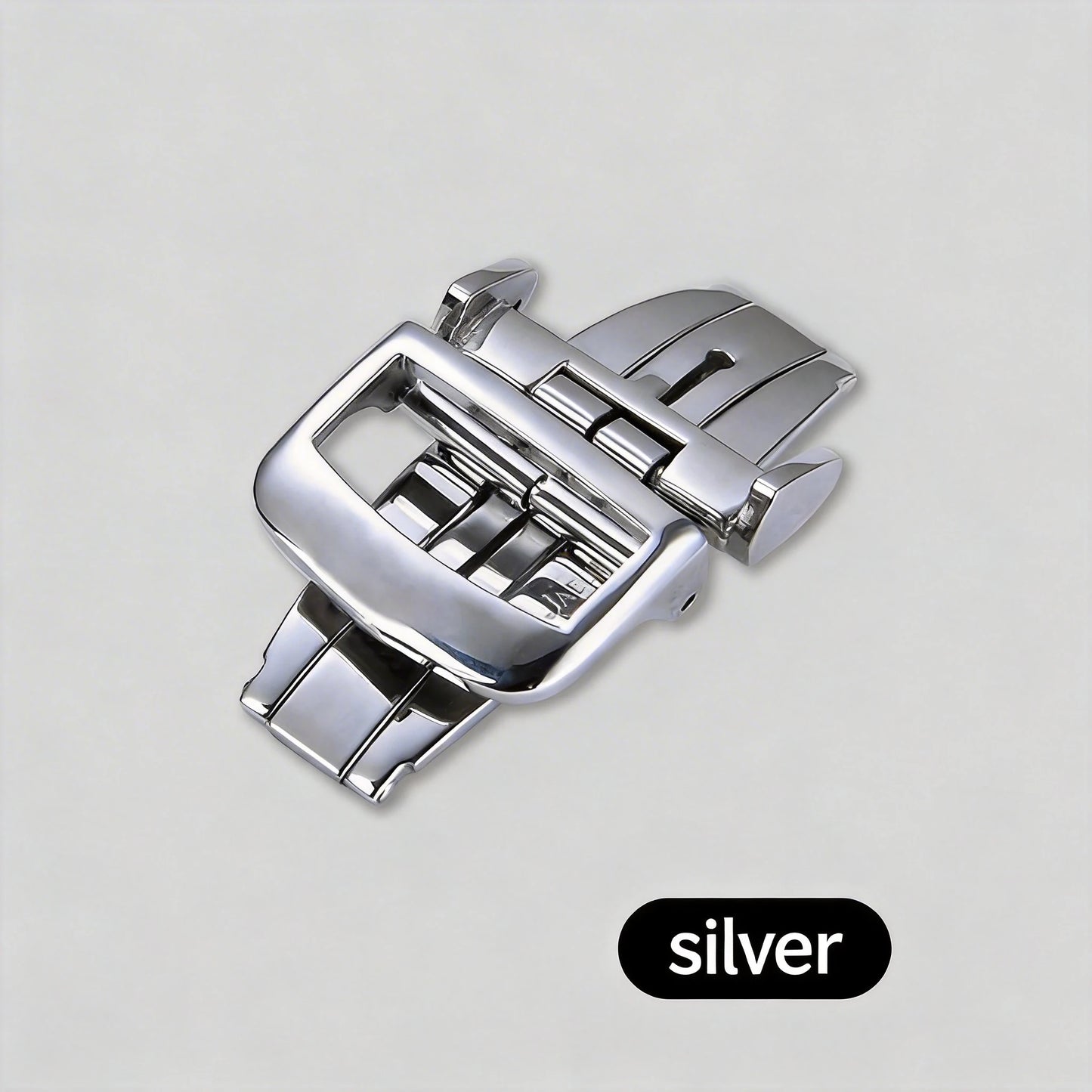 Per Jaeger-LeCoultre JLC, chiusura déployante da 18 mm, fibbia di ricambio di precisione per Master & Reverso, in acciaio inossidabile