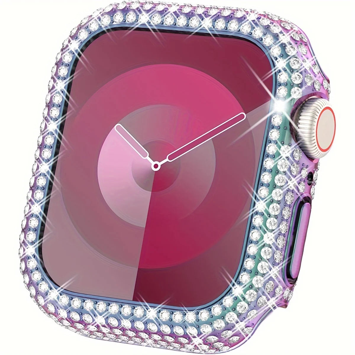 Блестящие стразы для корпуса Apple Watch, подходит для 38/40/41/42/44/45/49 мм, совместимо с Ultra/SE/10/9/8/7/6/5/4