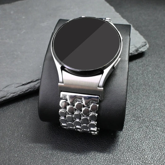Cinturino di lusso in acciaio inossidabile per Samsung Galaxy Watch 8 7 6 4 Classic Ultra 47mm 43mm, per Galaxy Watch 8 40mm 44mm