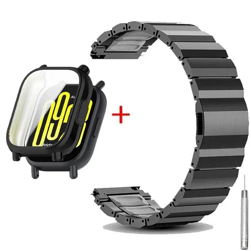 Case + Strap for Redmi Watch 6/5/4 3Active 5Active 3Lite 3Active, replaceable strap