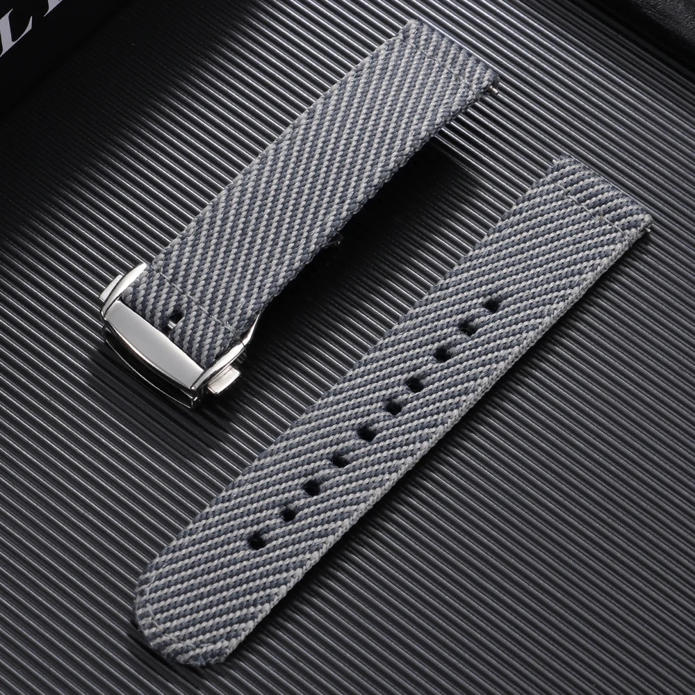 Cinturino per orologio in Nylon da 20 mm, sportivo, per Rolex, Tissot, Tudor, Seiko, cinturino di ricambio, Bracciali morbidi