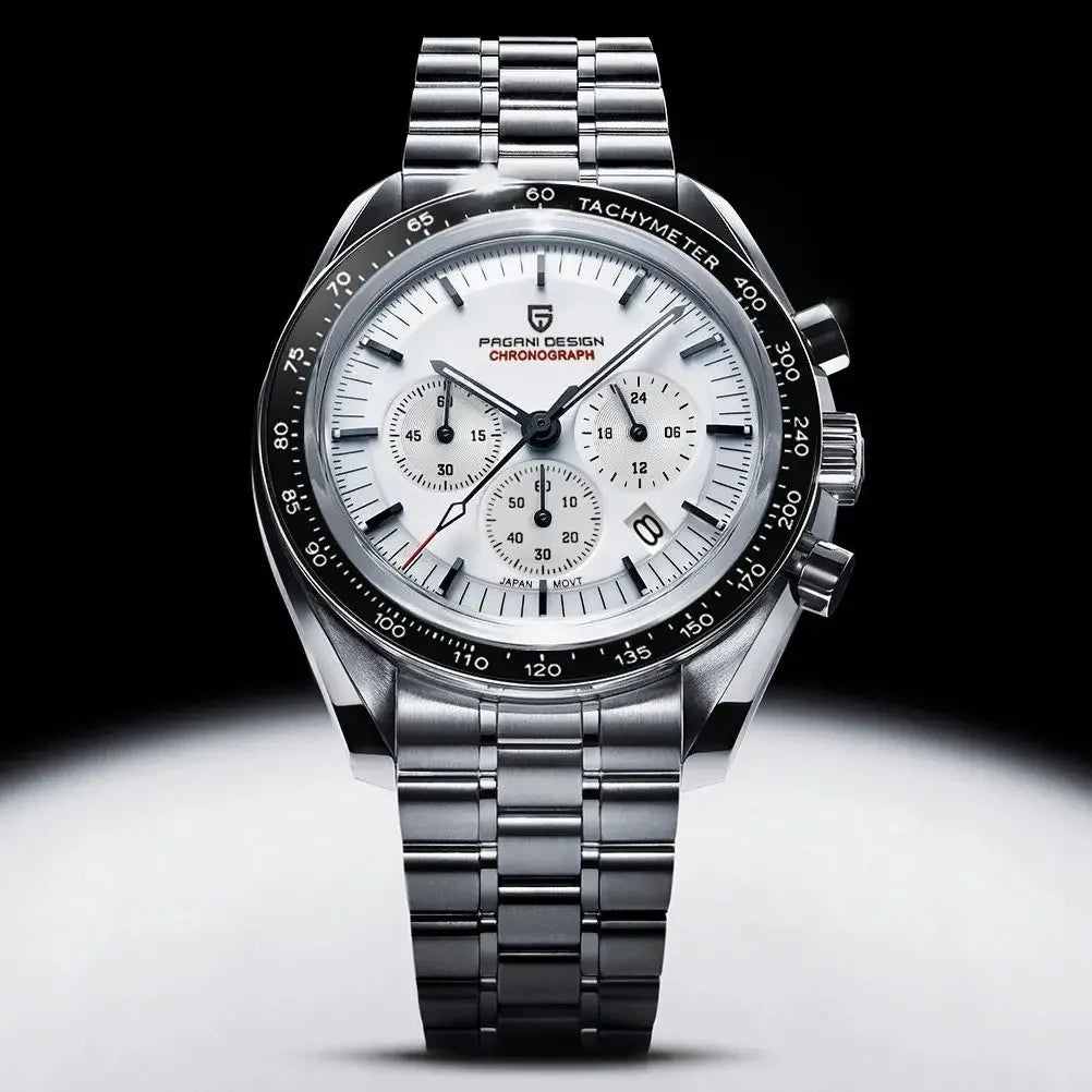 Orologio da uomo 40mm Cronografo al quarzo - PAGANI DS V5 PD1701 Sport AR Sapphire