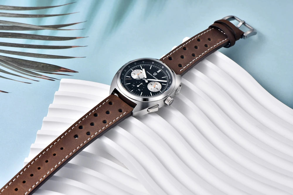 Orologio da uomo 39 mm cronografo al quarzo - PAGANI DS AR Sapphire Retro Sport