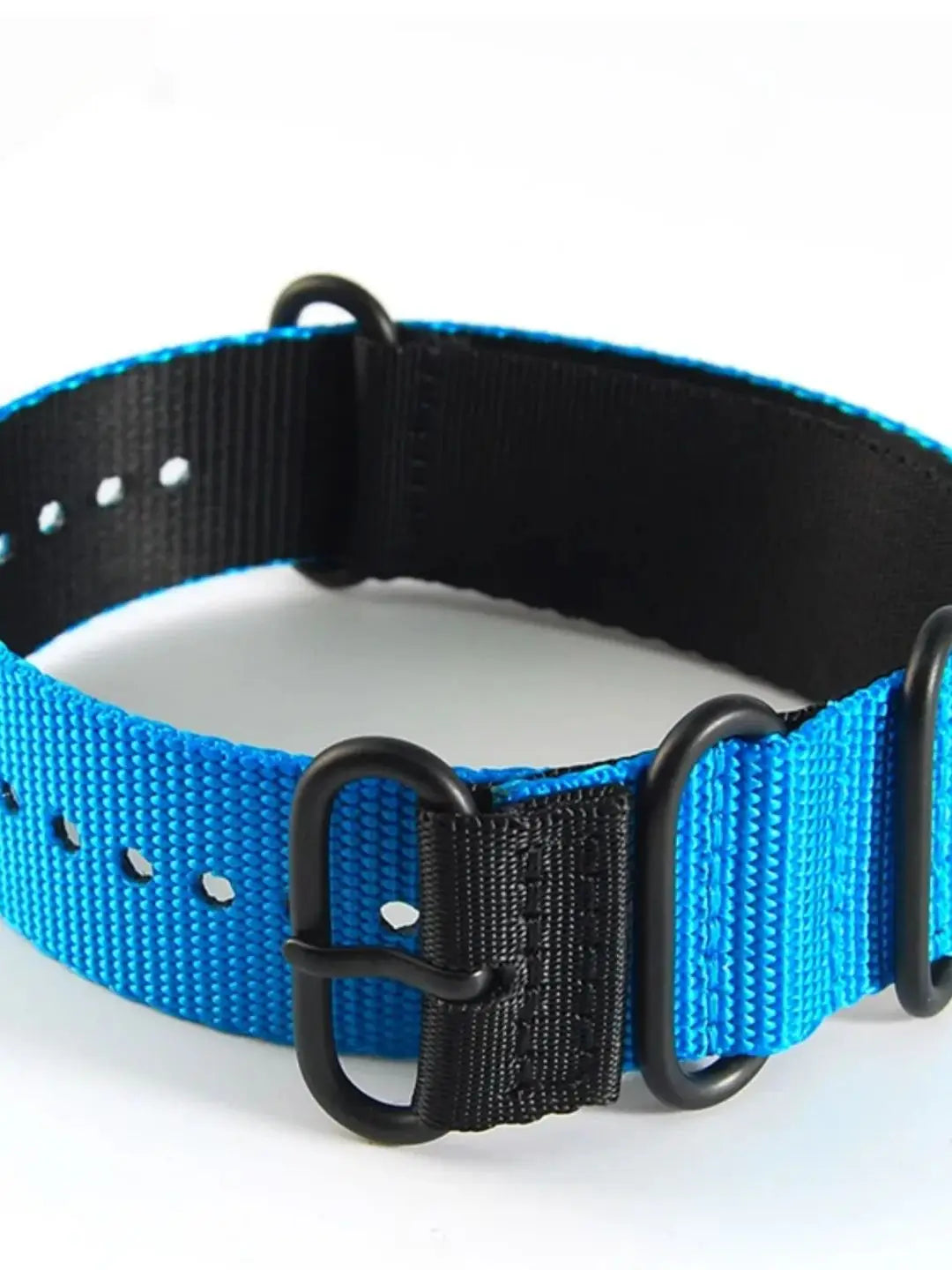 Blue-black extend 24mm 26mm tactical military diving waterproof Nylon watch strap