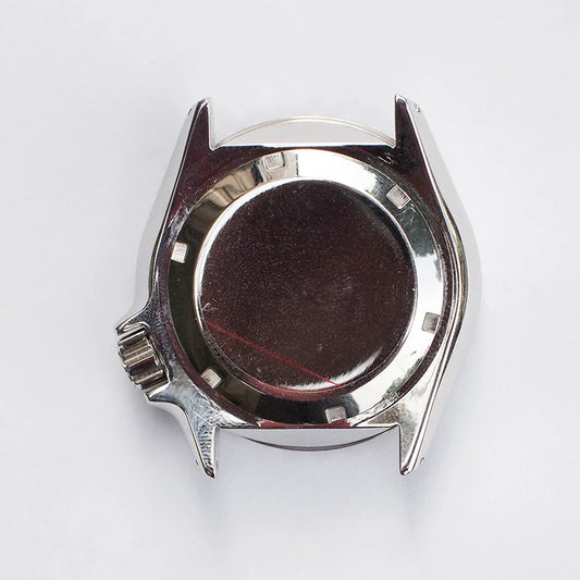 SKXHouseWatch-Silver Watch Case for Men's Dial, Repair Parts, Movement, NH35 NH36 4R 6R 7S, 28.5mm