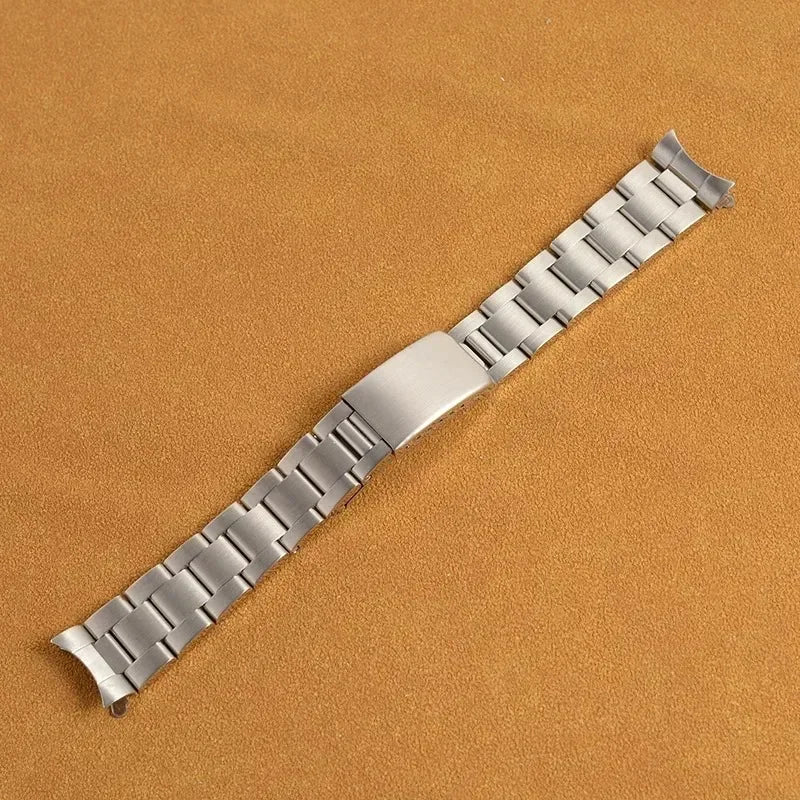 Vintage Oyster watch bracelet suitable for Rolex watches, 316L brushed stainless steel watch bracelets, 18mm, 19mm, 20mm