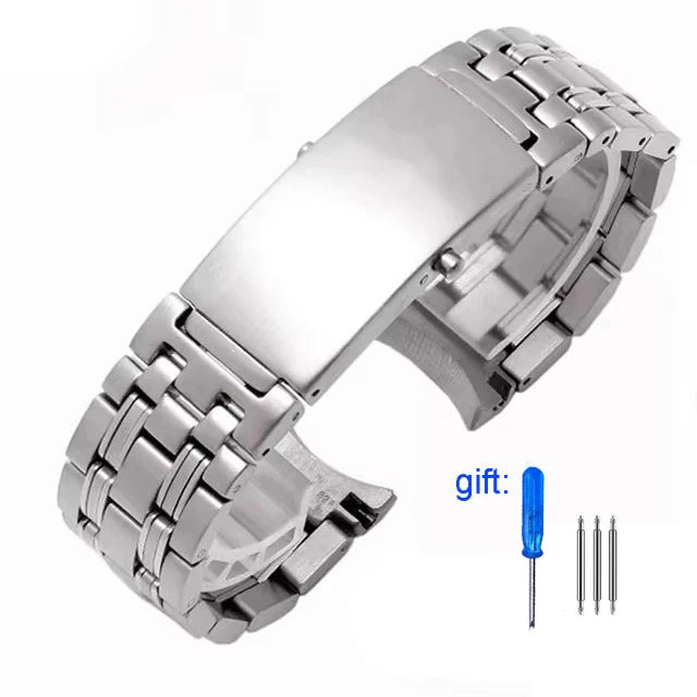Cinturino per orologio in acciaio inossidabile argentato, qualità SION L, per JEAN seam84magazines edmaster planet ocean, 20mm