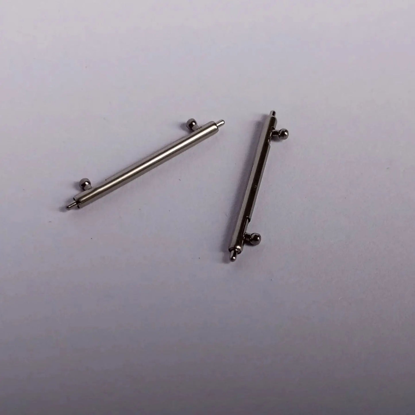 Bracelet de montre à double extrémité, 2 pièces, 1.78mm d'épaisseur, 16mm-24mm de longueur, à dégagement rapide, barre à ressort ND1