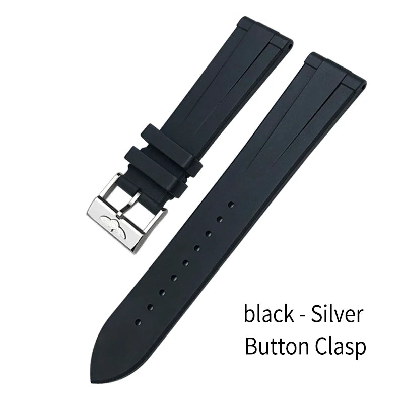 Bracelet de montre en caoutchouc fluoré FKM à dégagement rapide, 21mm 22mm, pour Breitling Navitimer Avenger Superocean, bracelet de montre souple coloré