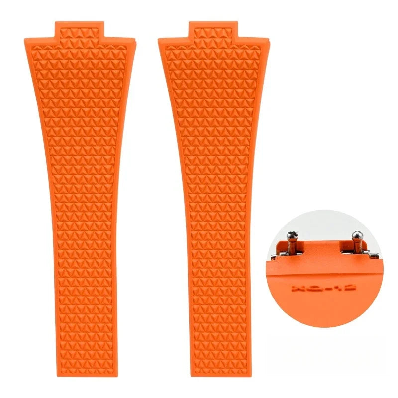 Quick-release watch strap for Tissot PRX series 11mm 12mm T137.407/T137.410 Super Player Fluorocarbon Rubber Watch Strap FKM