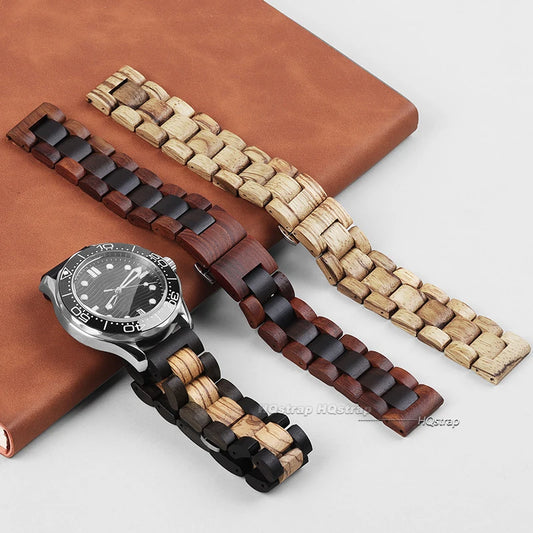 Cinturino per orologio in legno per Samsung Galaxy Watch 6, 5, 4, 3, Huawei Watch GT2, GT3, Amazfit, Cinturino GTS