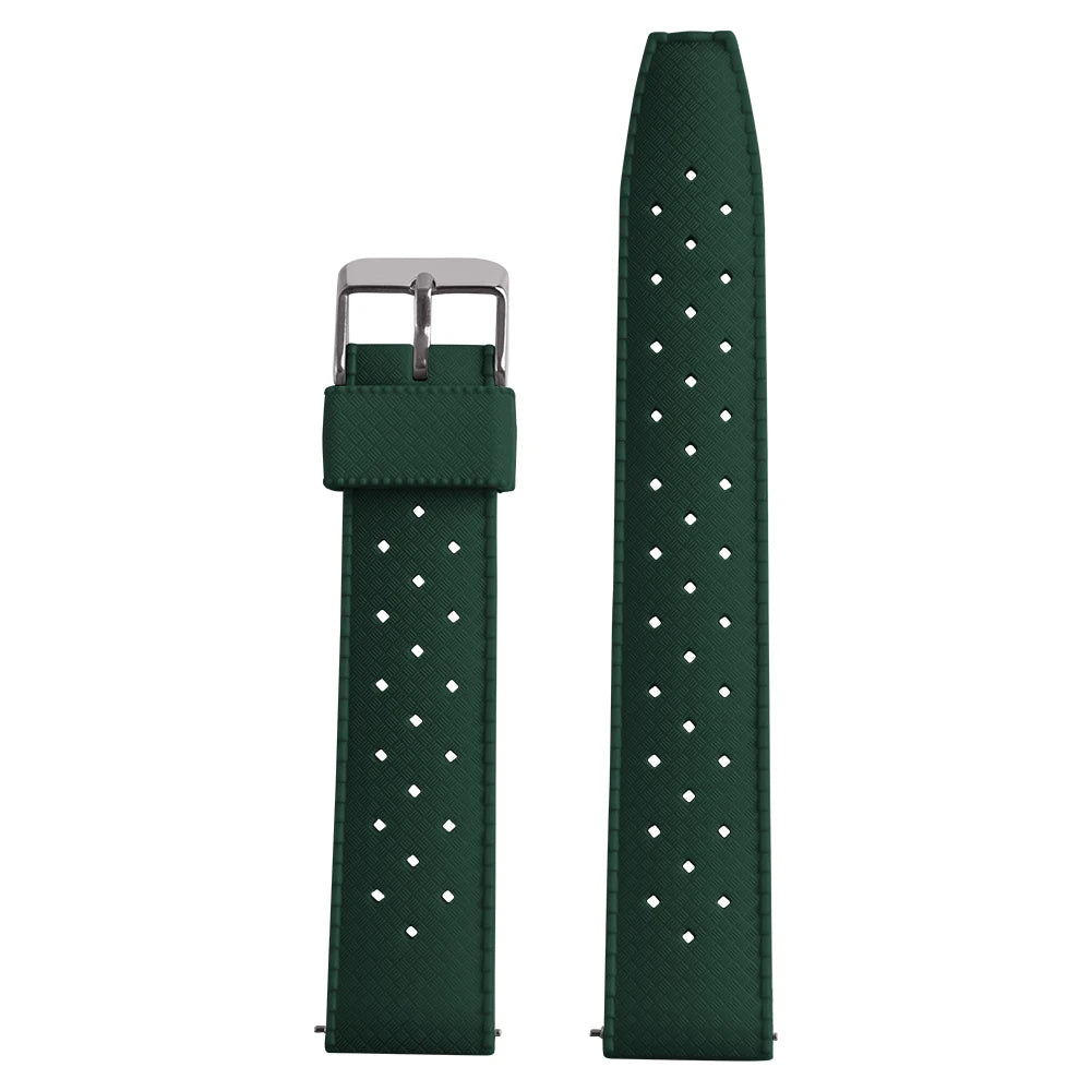 Nouveau Design bracelet de montre en Silicone Tropical à dégagement rapide 20mm 22mm bracelet de montre Durable bracelet de montre intelligente souple pour Oris Seiko Citizen