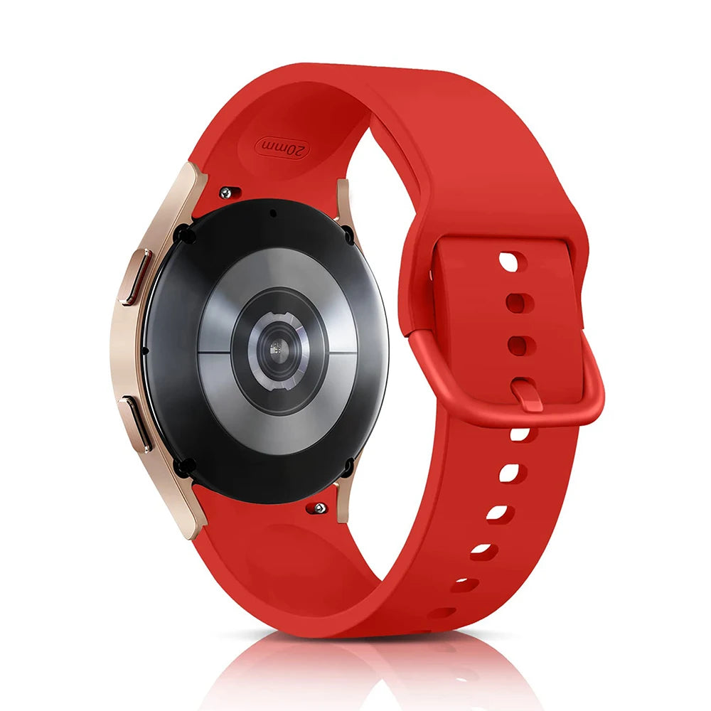 Bracelet en Silicone pour Samsung Galaxy Watch 7 6 5 4 44mm 40mm pro 45mm Sport 20mm Bracelet de montre Galaxy Watch6 Classic 43mm 47mm