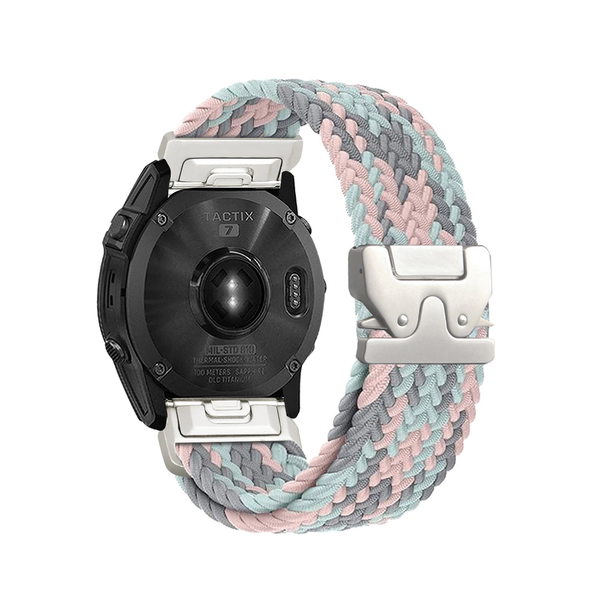 Bracelet de montre extensible en nylon QuickFit 20/22/26 mm pour Garmin Fenix 8/7/6/5 Forerunner 965/955/945 Instinct Tactix, bracelet de montre élastique