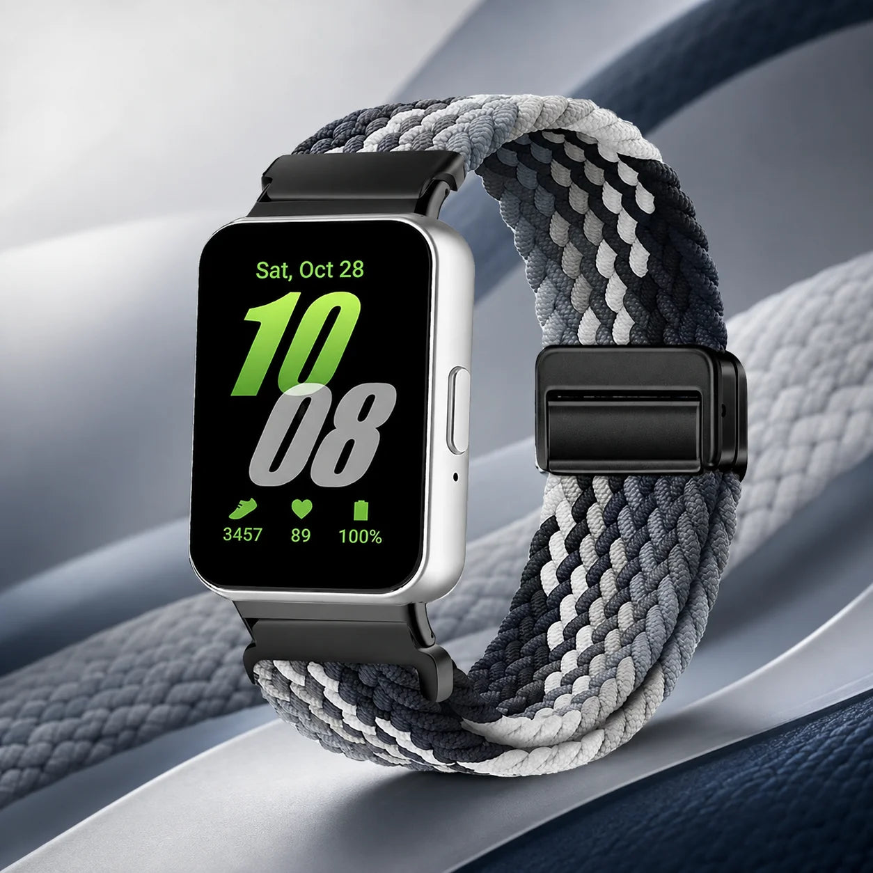 Bracelet tressé Solo Loop pour Samsung Galaxy Fit 3, accessoires, bracelet de remplacement en nylon réglable pour le sport, bracelet Galaxy Fit3