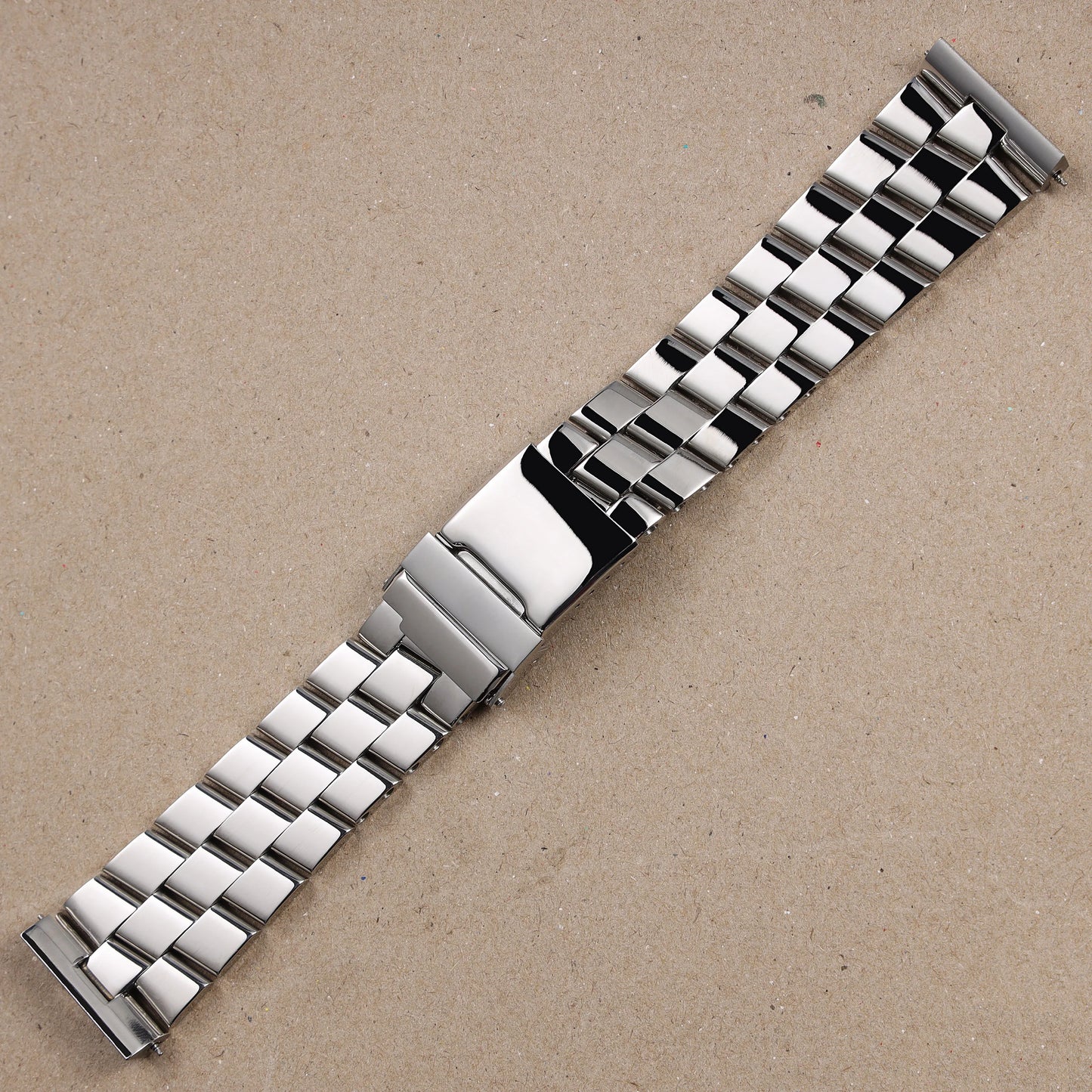 Bracelet de montre en acier inoxydable massif brossé poli argent 24mm pour Breitling Super Ocean Avenger bracelet en métal bracelet hommes