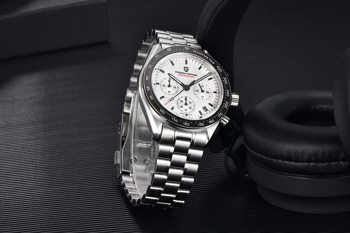 Orologio da uomo 40mm Cronografo al quarzo - PAGANI DS V5 PD1701 Sport AR Sapphire