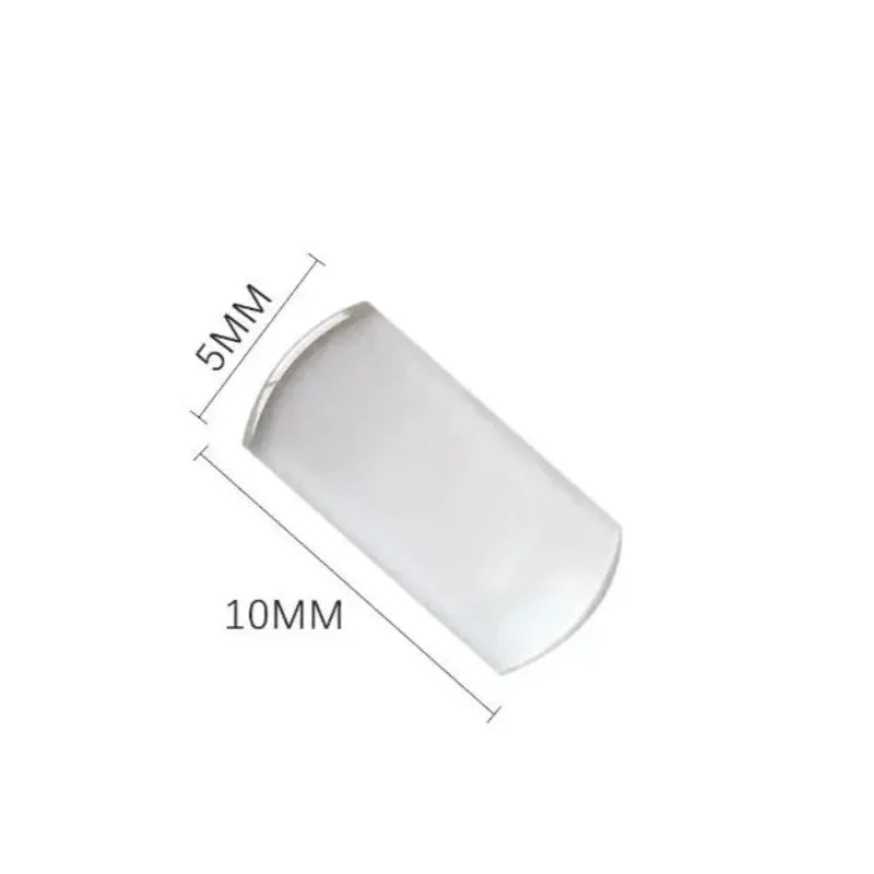 Loupe à bulles rectangulaire 10mm x 5mm, pour montre, verre, fenêtre de Date, cristal T2482
